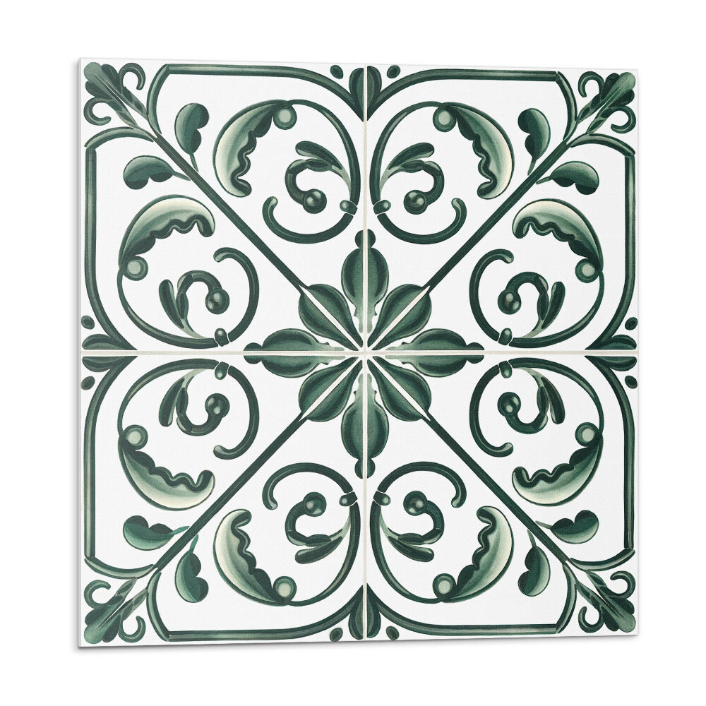 Samolepící dlaždice Rostlinný vzor s ornamenty