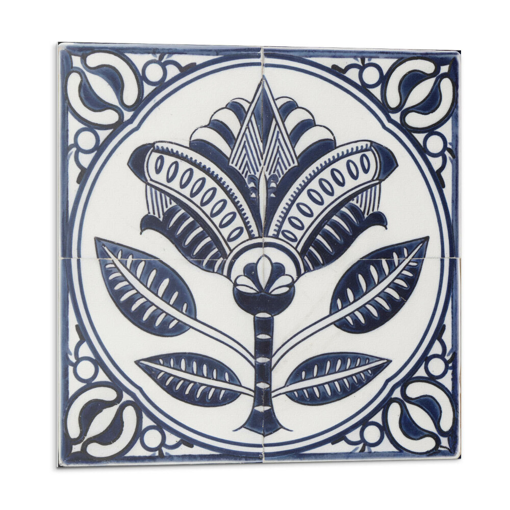 Pvc obklady Květinový keramický vzor