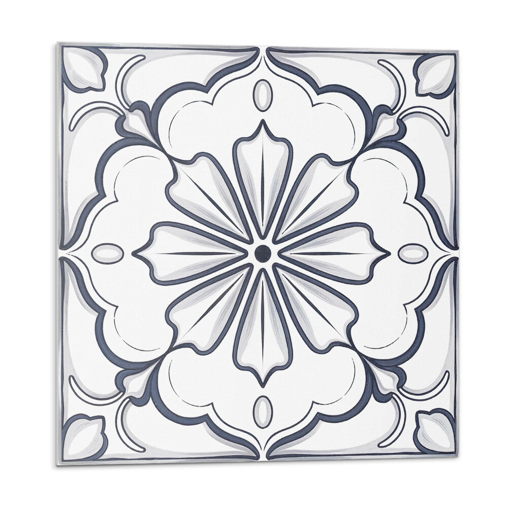 Samolepící dlaždice Květinový vzor na dlaždici