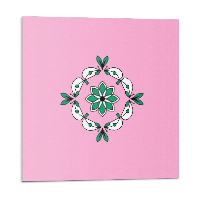 Pvc obklady Květinový vzor s listy