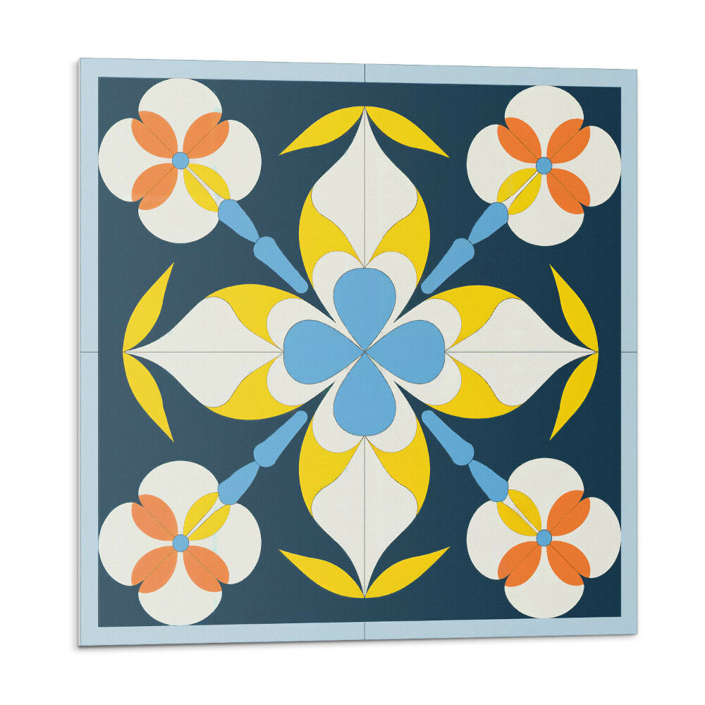 Samolepící dlaždice Květinový vzor na pozadí