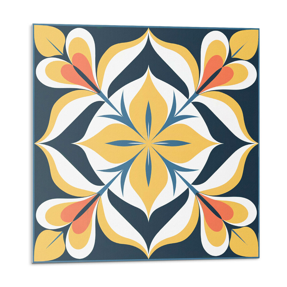 Samolepící dlaždice Stylový květinový vzor