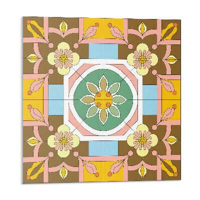 Pvc obklady Květinový vzor na pozadí