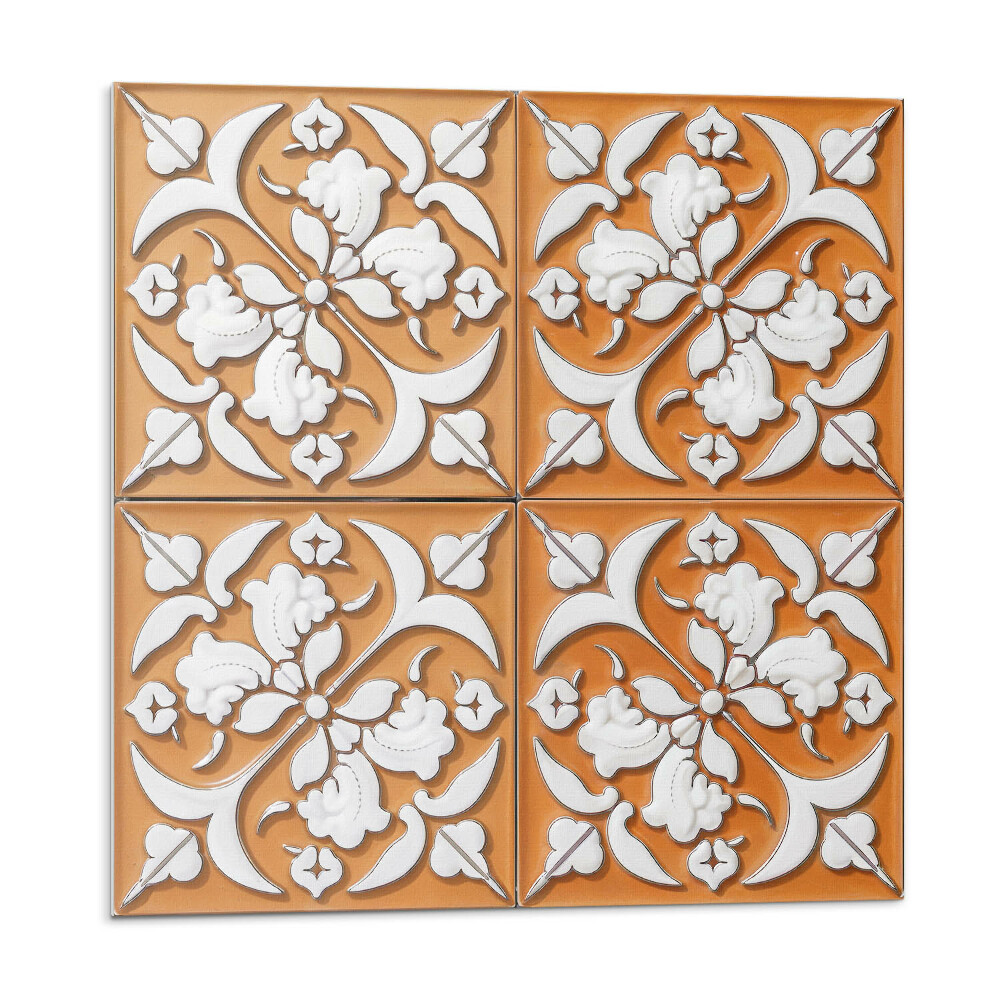 Samolepící dlaždice Vzor s květinovými motivy