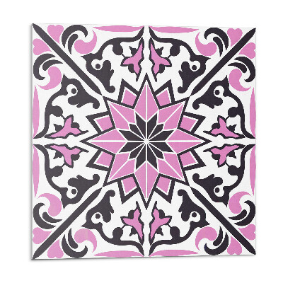 Pvc obklady Květinový vzor s ornamenty