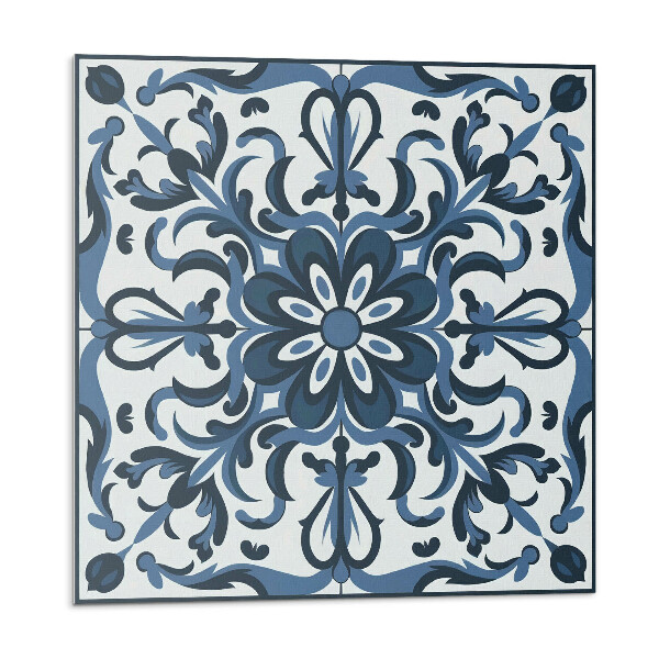 Samolepící dlaždice Květinový vzor s ornamenty