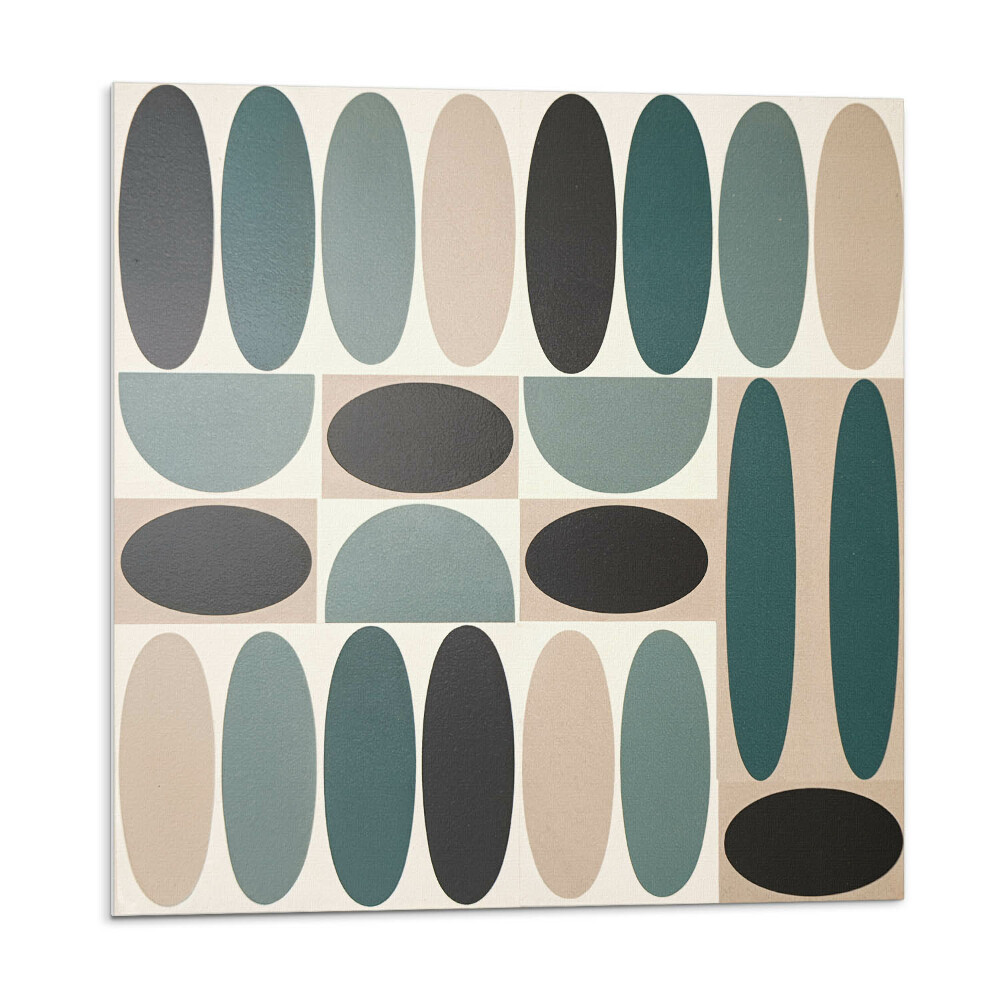 Samolepící dlaždice Oválné tvary vzor