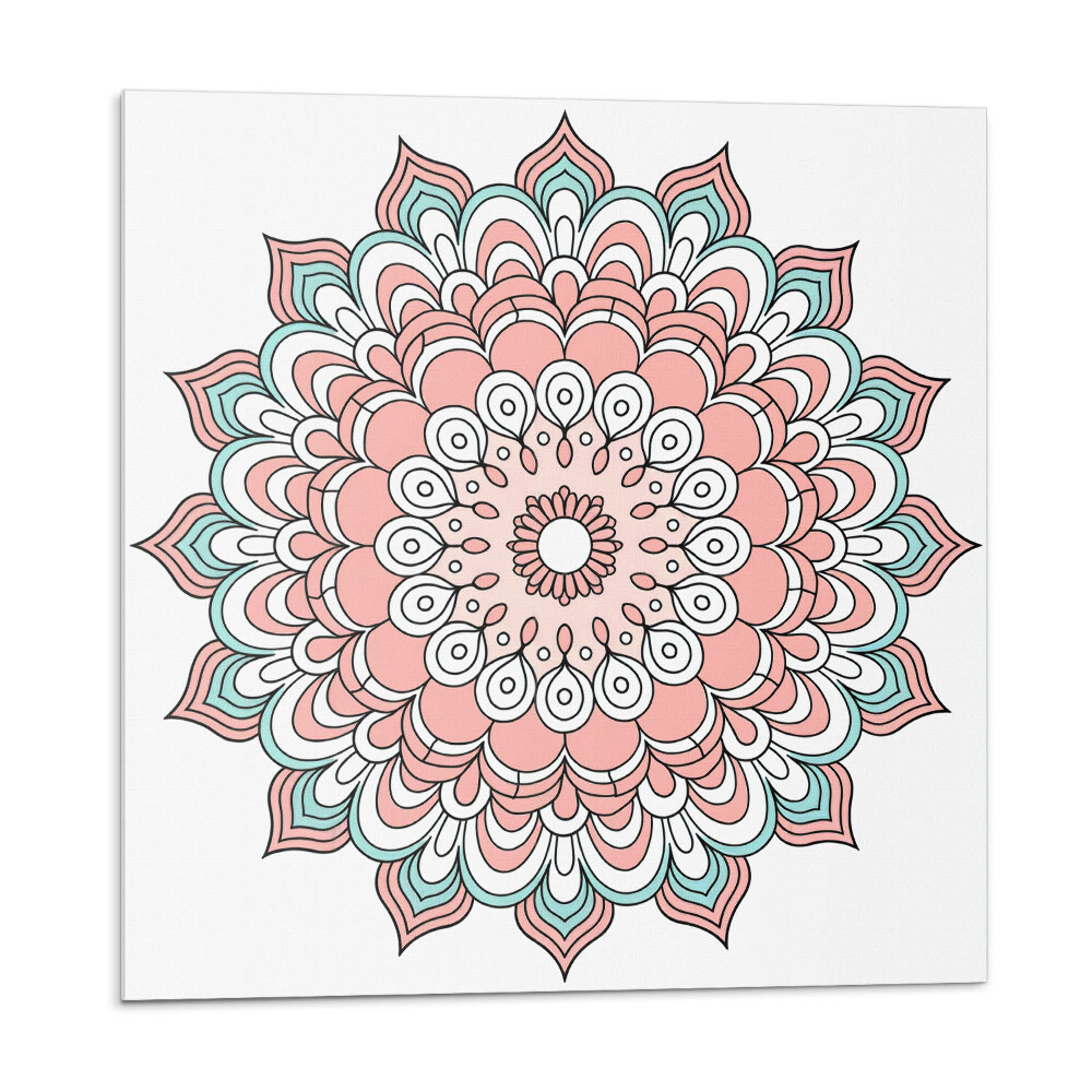 Samolepící dlaždice Květinový vzor mandaly