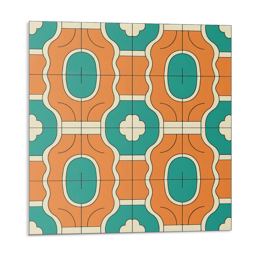 Samolepící dlaždice Geometrický kostkovaný vzor