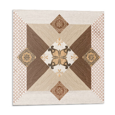 Samolepící podlahové čtverce Mozaikový vzor s ornamenty