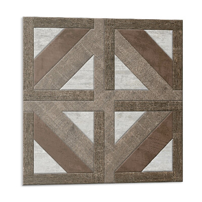 Samolepící dlaždice Geometrie dřeva a betonu