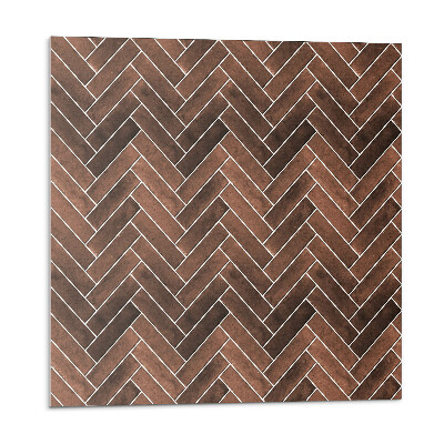 Samolepící dlaždice Vzor dřevěné rybí kosti