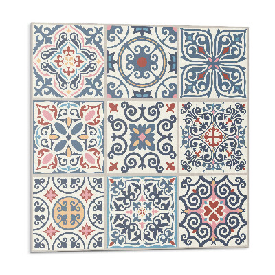 Samolepící podlahové čtverce Vzory ve stylu mozaiky