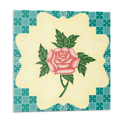 Samolepící dlaždice Aranžování květů růže