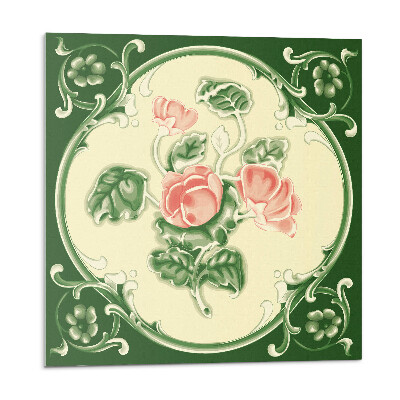 Pvc obklady Květinový vzor s listy