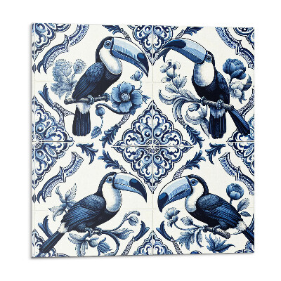 Pvc obklady Tukan na dekorativních dlaždicích