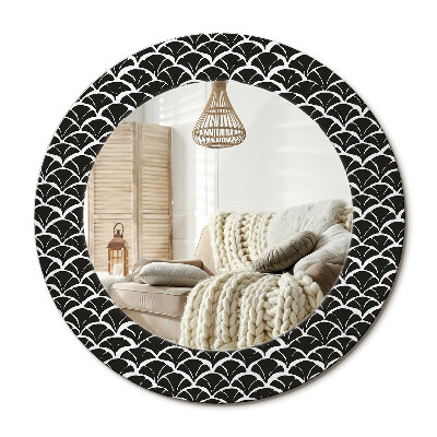 Kulaté dekorační zrcadlo na zeď Orientální váhy