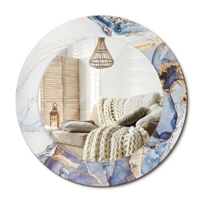 Kulaté dekorační zrcadlo na zeď Abstraktní umění