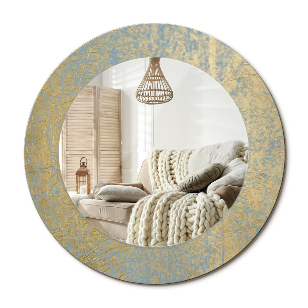 Kulaté dekorační zrcadlo Loft vzor