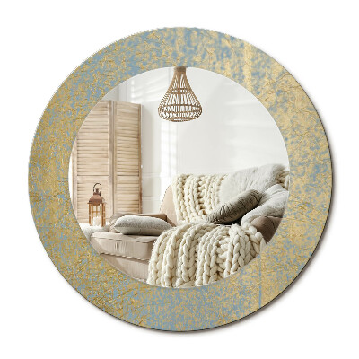 Kulaté dekorační zrcadlo Loft vzor