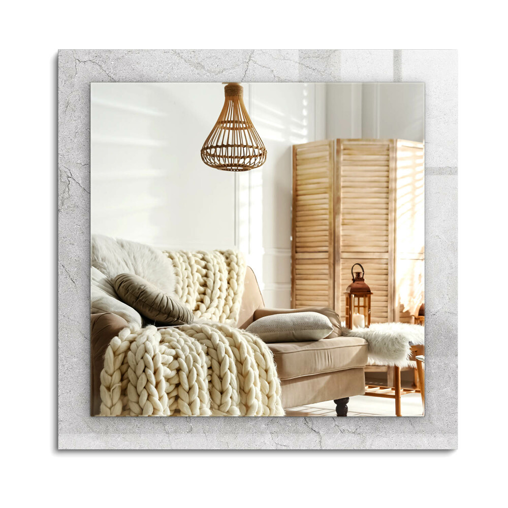 Obdélníkové dekorační zrcadlo Popraskaný betonový povrch