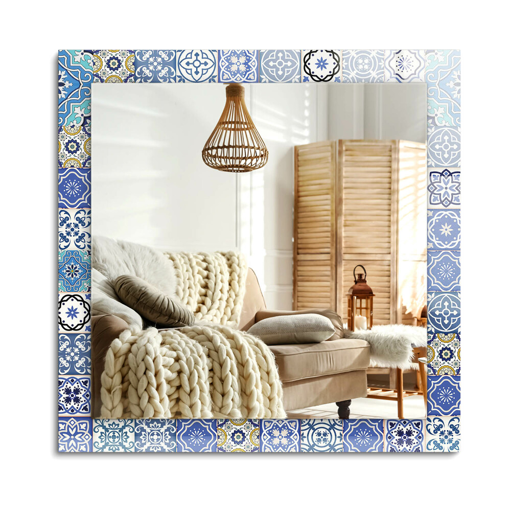 Obdélníkové dekorační zrcadlo Marocké vzory