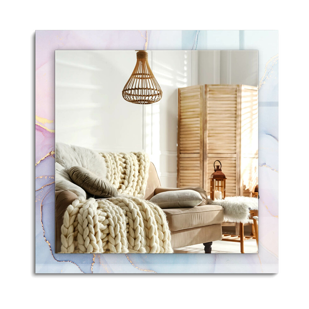 Obdélníkové dekorační zrcadlo na zeď Abstraktní akvarel