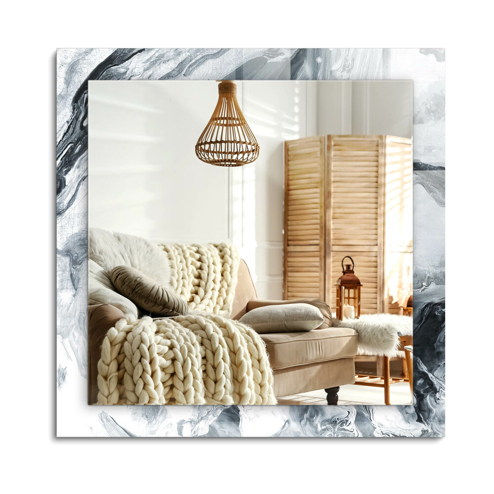 Obdélníkové zrcadlo rám s potiskem Abstraktní malba kompozice