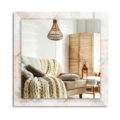 Obdélníkové dekorační zrcadlo Vzorované dlaždice