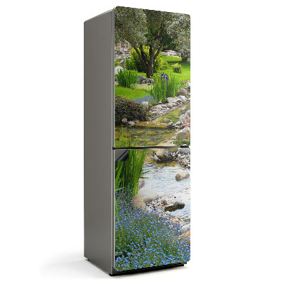 Magnet na ledničku Zelený kout s tekoucím potokem