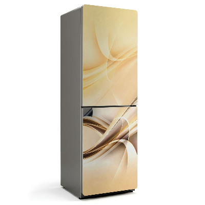 Magnet na ledničku Vlny a čáry v abstraktní podobě