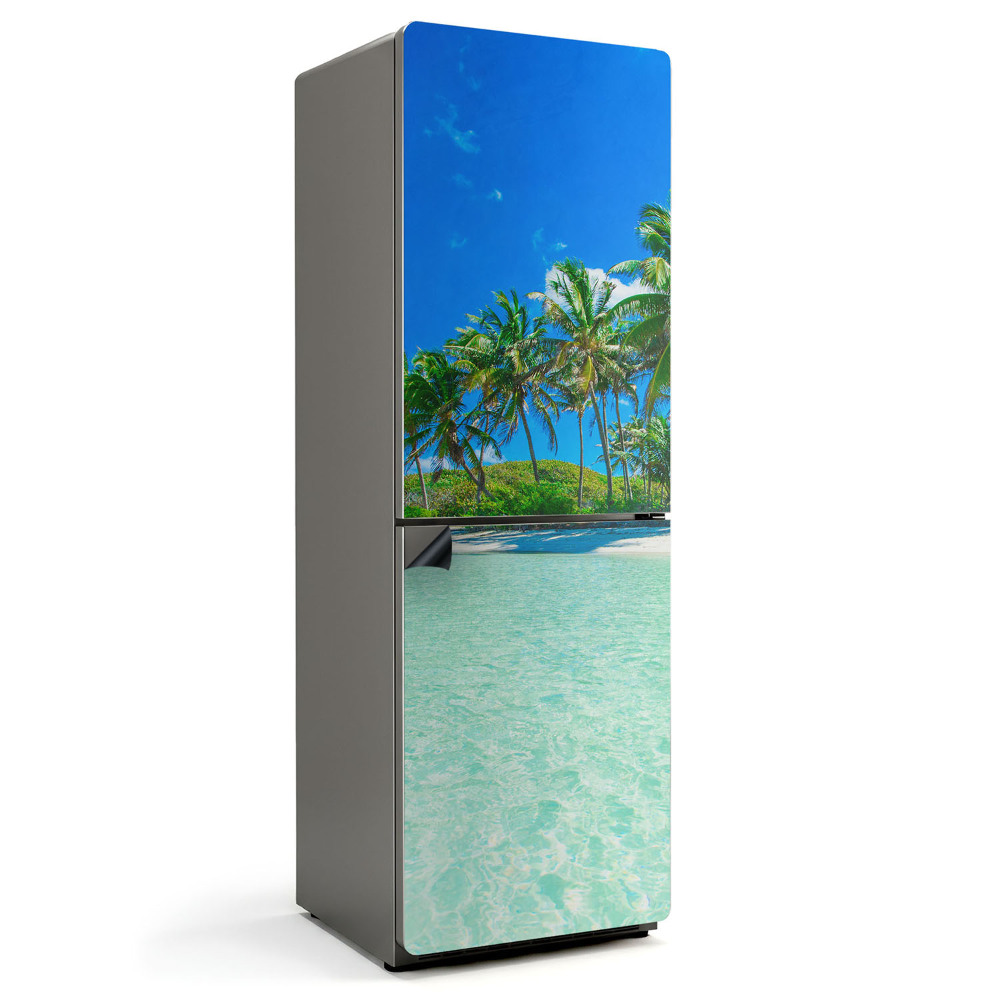 Magnet na ledničku Tropická krajina s palmami