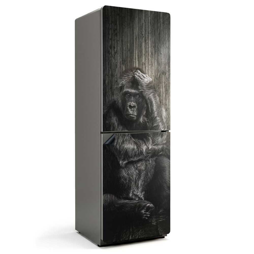 Magnet na ledničku Gorila v rozjímání