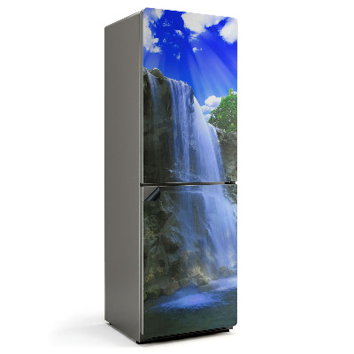 Magnet na ledničku Potok mezi stromy