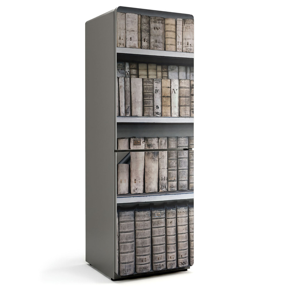 Magnet na ledničku Starožitné svazky na policích