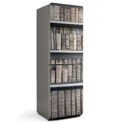 Magnet na ledničku Starožitné svazky na policích