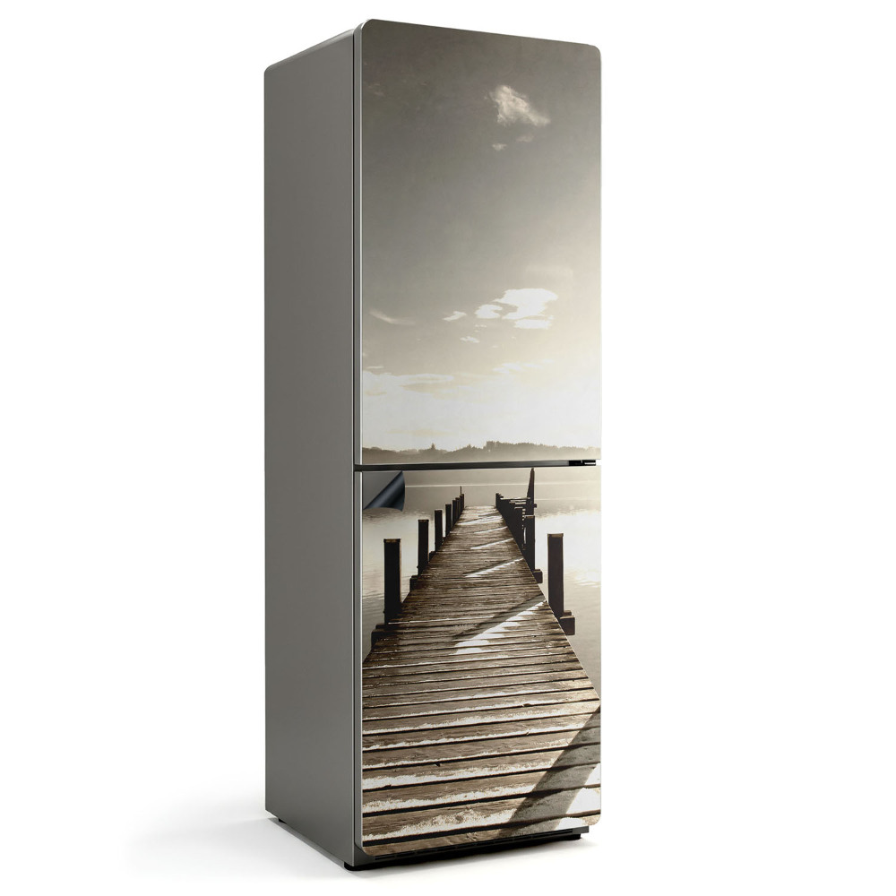 Magnet na ledničku Tiché molo nad vodním zrcadlem
