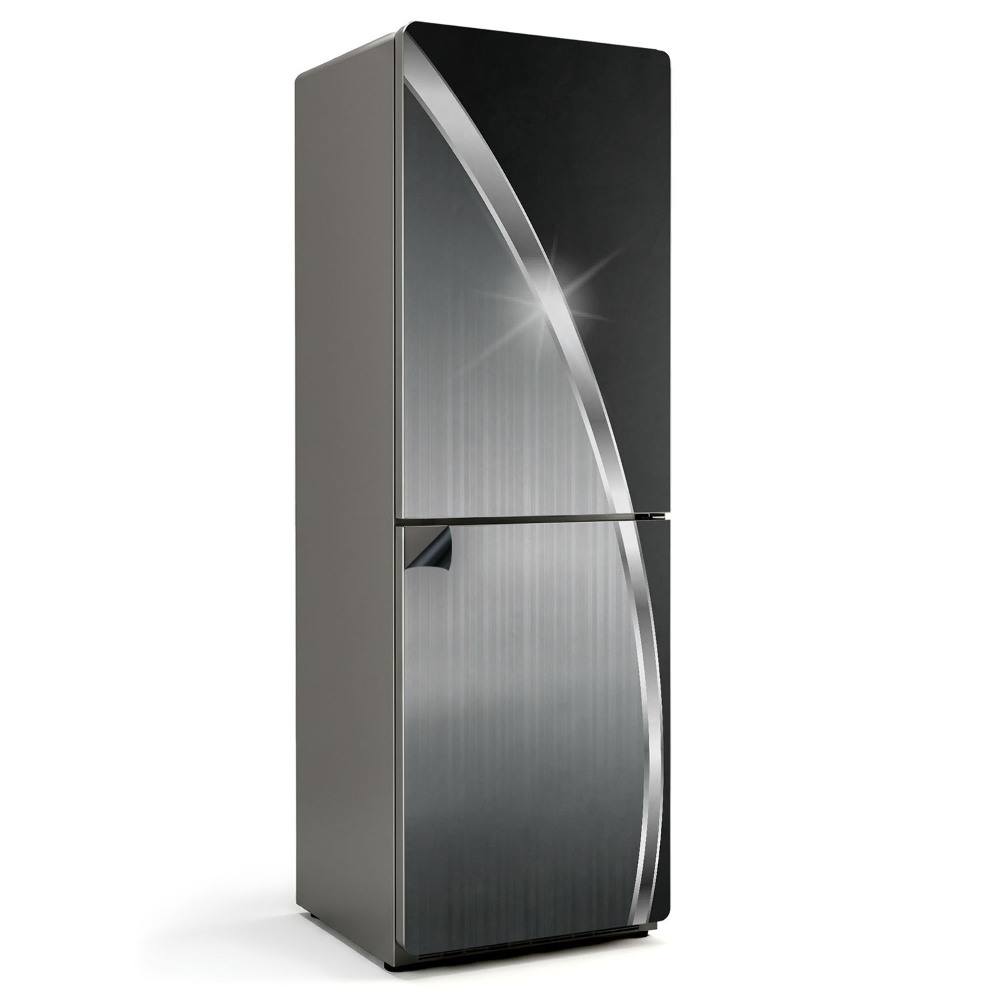 Magnet na ledničku Abstraktní motiv v kovových odstínech