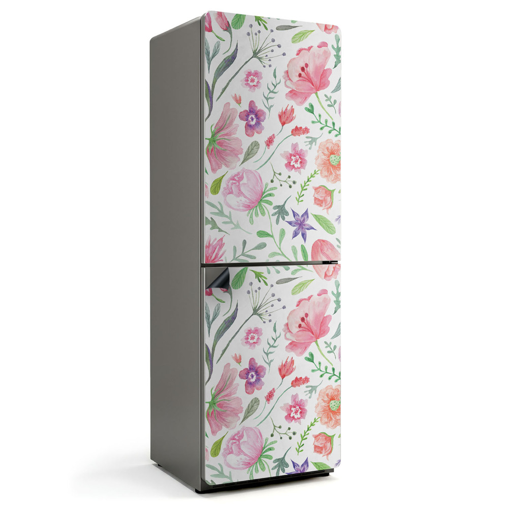 Magnet na ledničku Květinový motiv ve stylu akvarelu