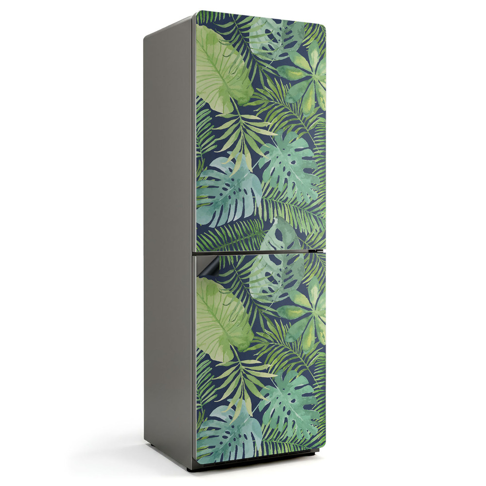 Magnet na ledničku Tropický zelený listový vzor
