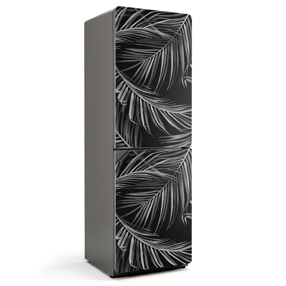 Magnet na ledničku Listový vzor v decentním aranžmá