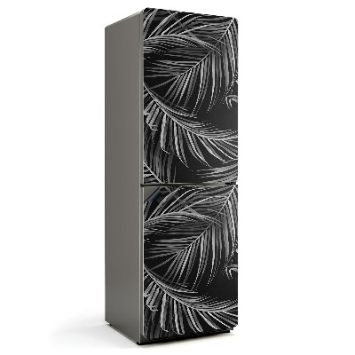 Magnet na ledničku Listový vzor v decentním aranžmá