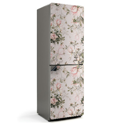 Magnet na ledničku Květinový motiv s růžemi