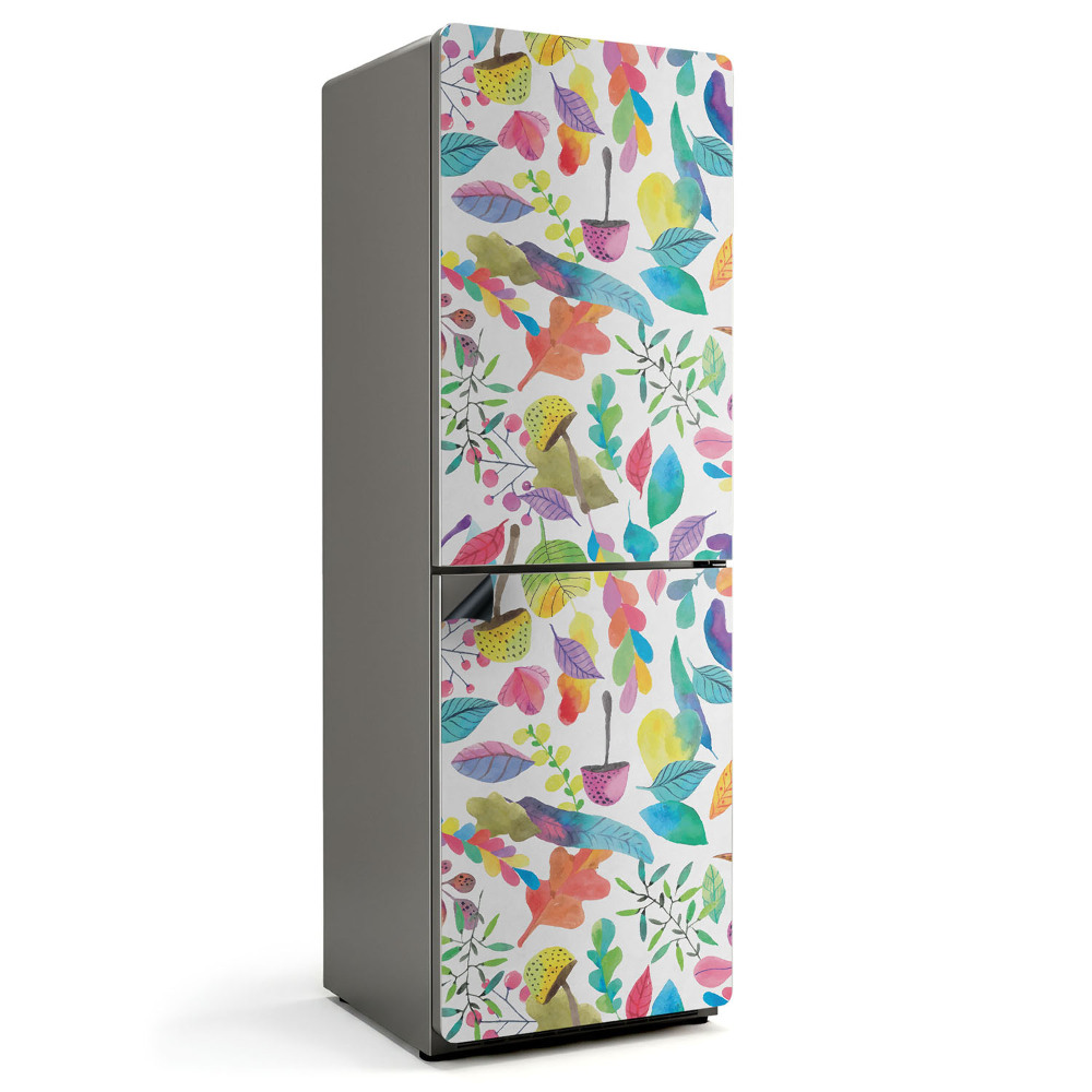 Magnet na ledničku Duhové listy a květy