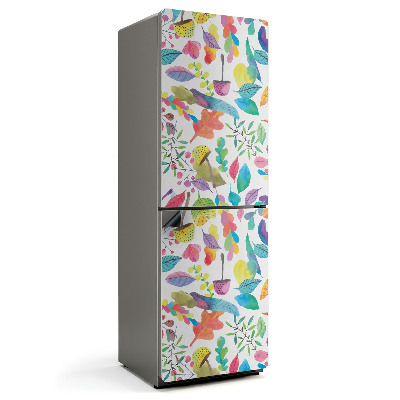 Magnet na ledničku Duhové listy a květy