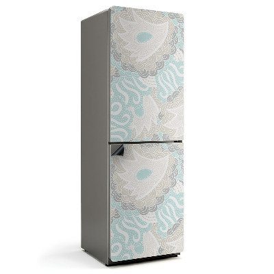 Magnet na ledničku Rostlinný vzor v abstraktní verzi