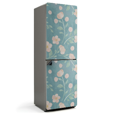 Magnet na ledničku Květinový motiv v pastelových odstínech