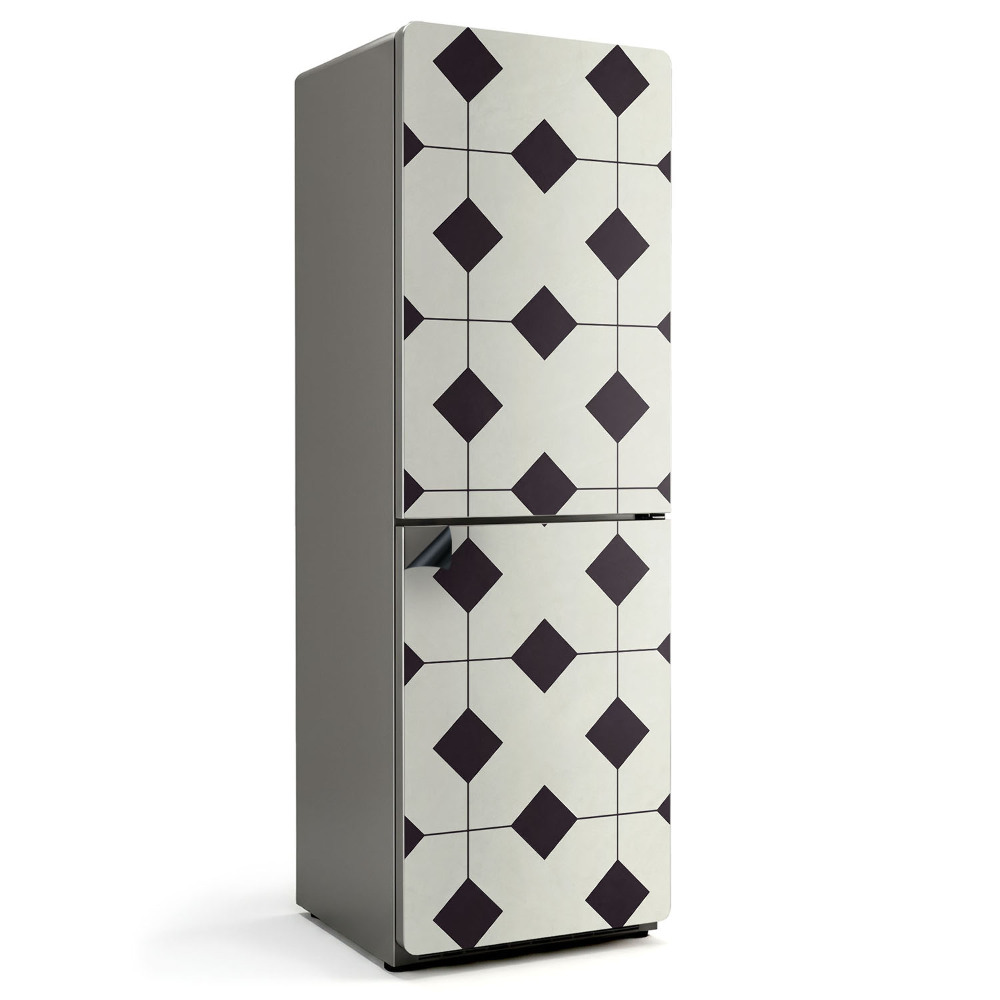 Magnet na ledničku Geometrická mřížka kosočtverců