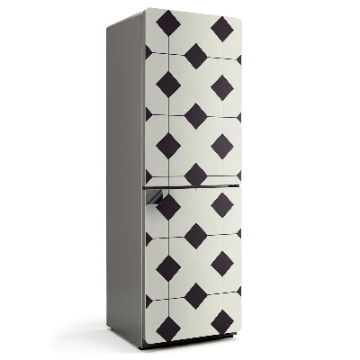 Magnet na ledničku Geometrická mřížka kosočtverců