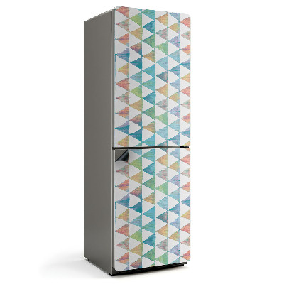 Magnet na ledničku Motiv trojúhelníkových tvarů